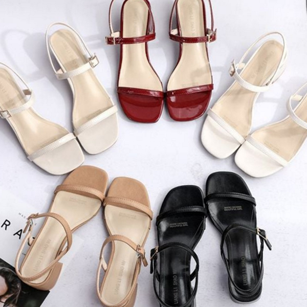 캐주얼 여성 샌들 힐 여름 여자 샌들 힐 구두
