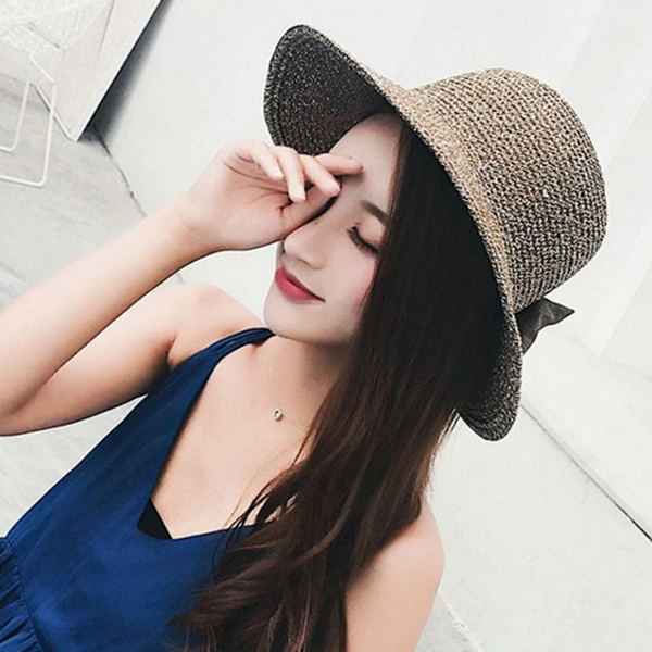 데일리 여성 버킷 햇 휴양지 버킷 햇 비치 여름 - 메인 이미지