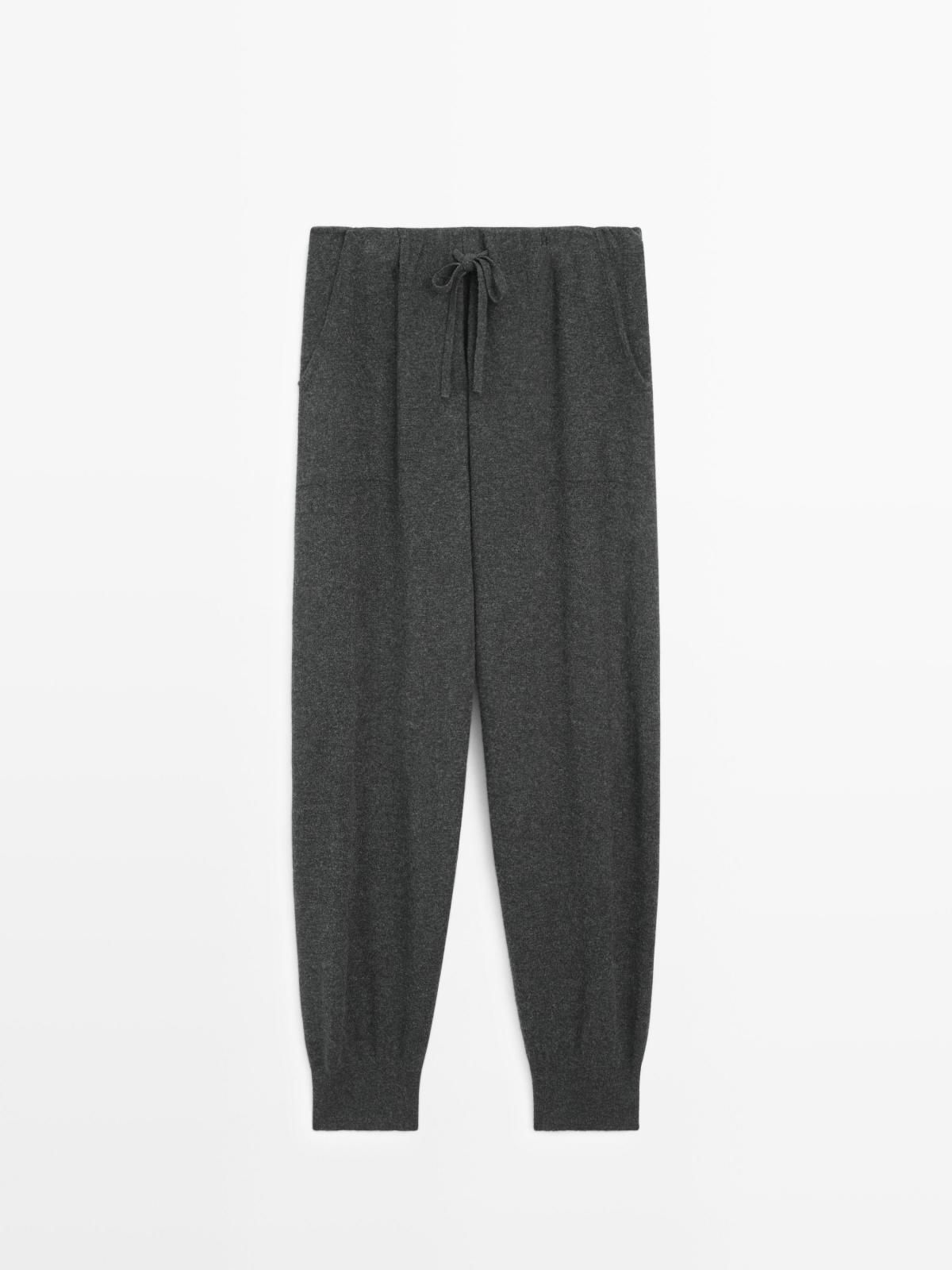 마시모두띠 울 니트 포켓 스트링 조거 팬츠 5045/593 ANTHRACITE GREY - 상세 이미지 5