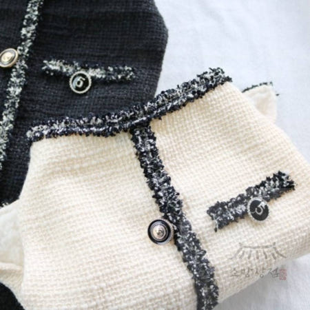 소망상점협력사 소망상점 코코아허니 트위드자켓 애견옷 강아지명품룩 애견자켓