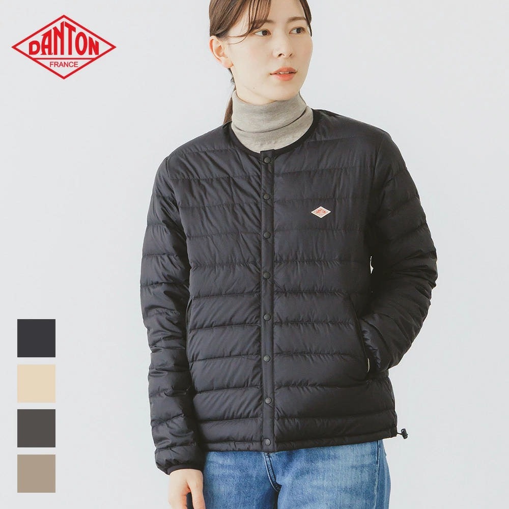 단톤 크루넥 이너 다운 경량 재킷 여성 2025AW DT-A0001RRT - 상품 이미지
