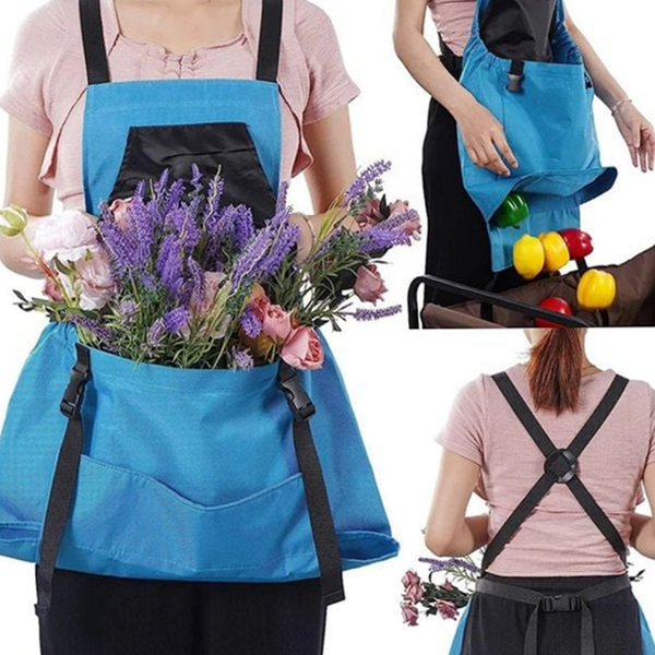 가드닝 수확용 앞치마 농사용 농업용 앞치마 주머니 작업용