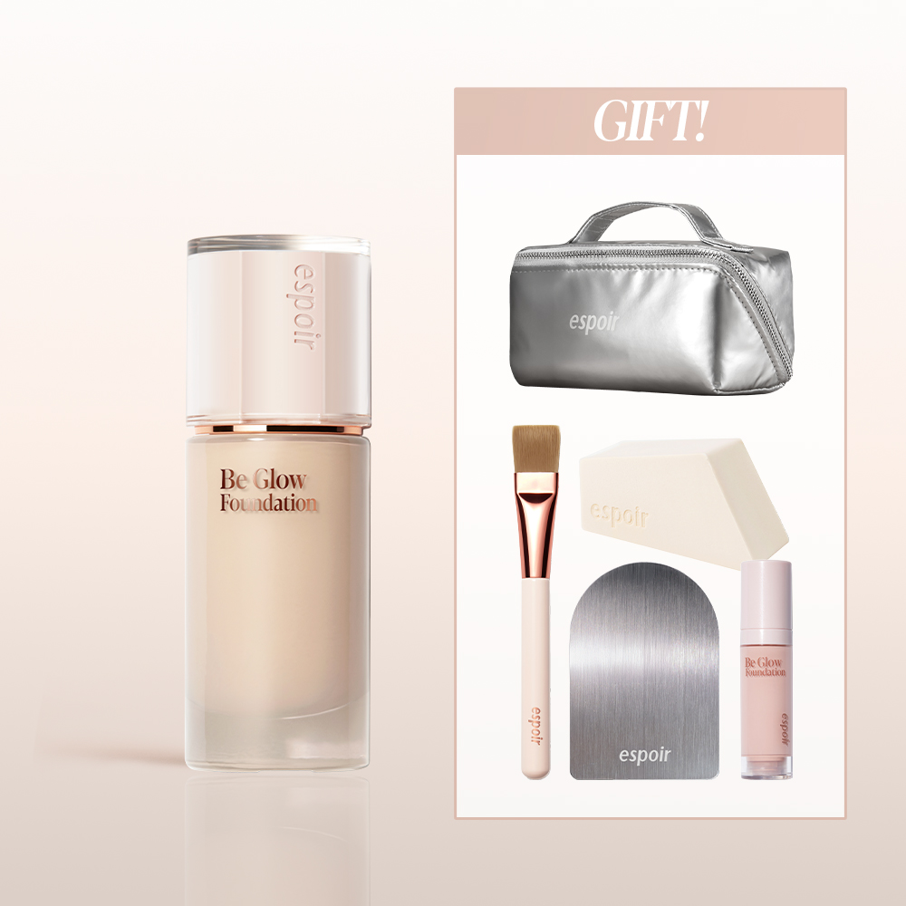 에스쁘아 비글로우 파운데이션 SPF27 PA++ 30g (GIFT: 글로우 마스터 4종 + 파우치) - 메인 이미지