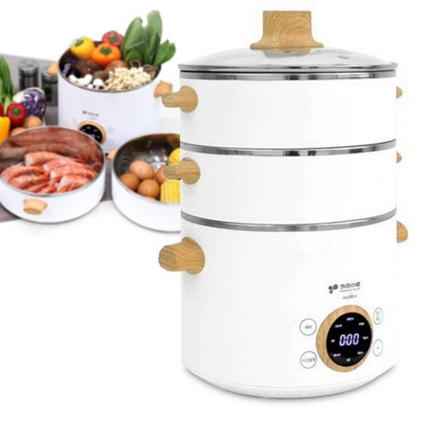 가정용 전기 찜기 스팀 다용도 찜기 계란 요리