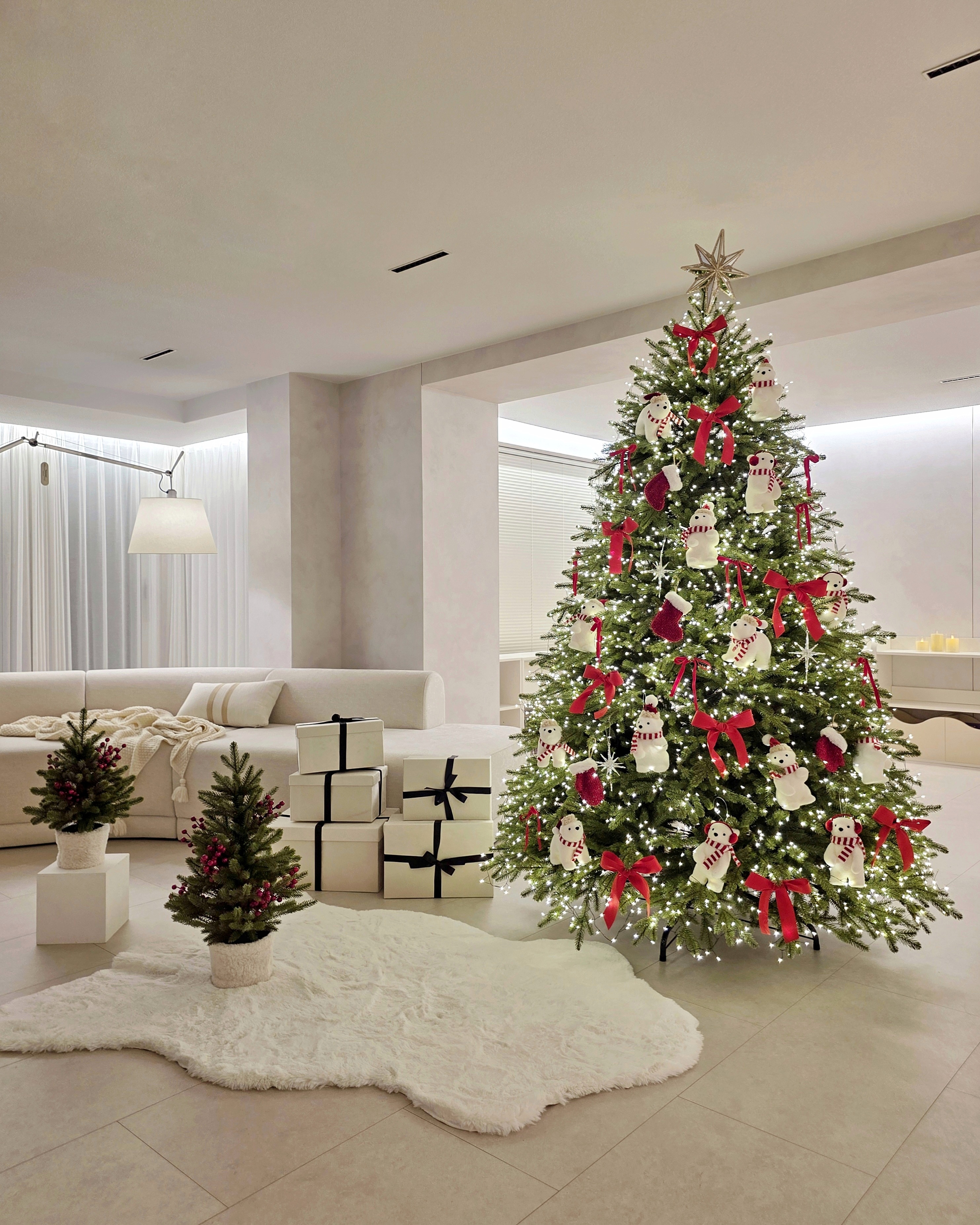 재니쓰홈 트리 크리스마스트리 PE100 180cm 무장식 전나무 대형 고급 카페 나무 상세 이미지 4