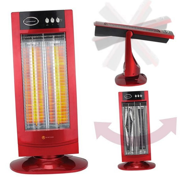 미니 탄소관 전기 히터 회전 탄소관 난로 개인용