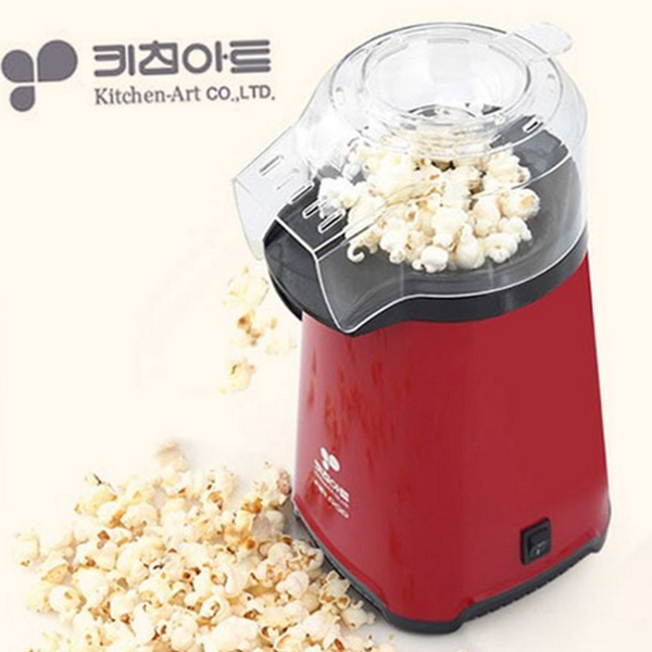 전자동 팝콘 메이커 에어 팝콘 제조기 소형 미니