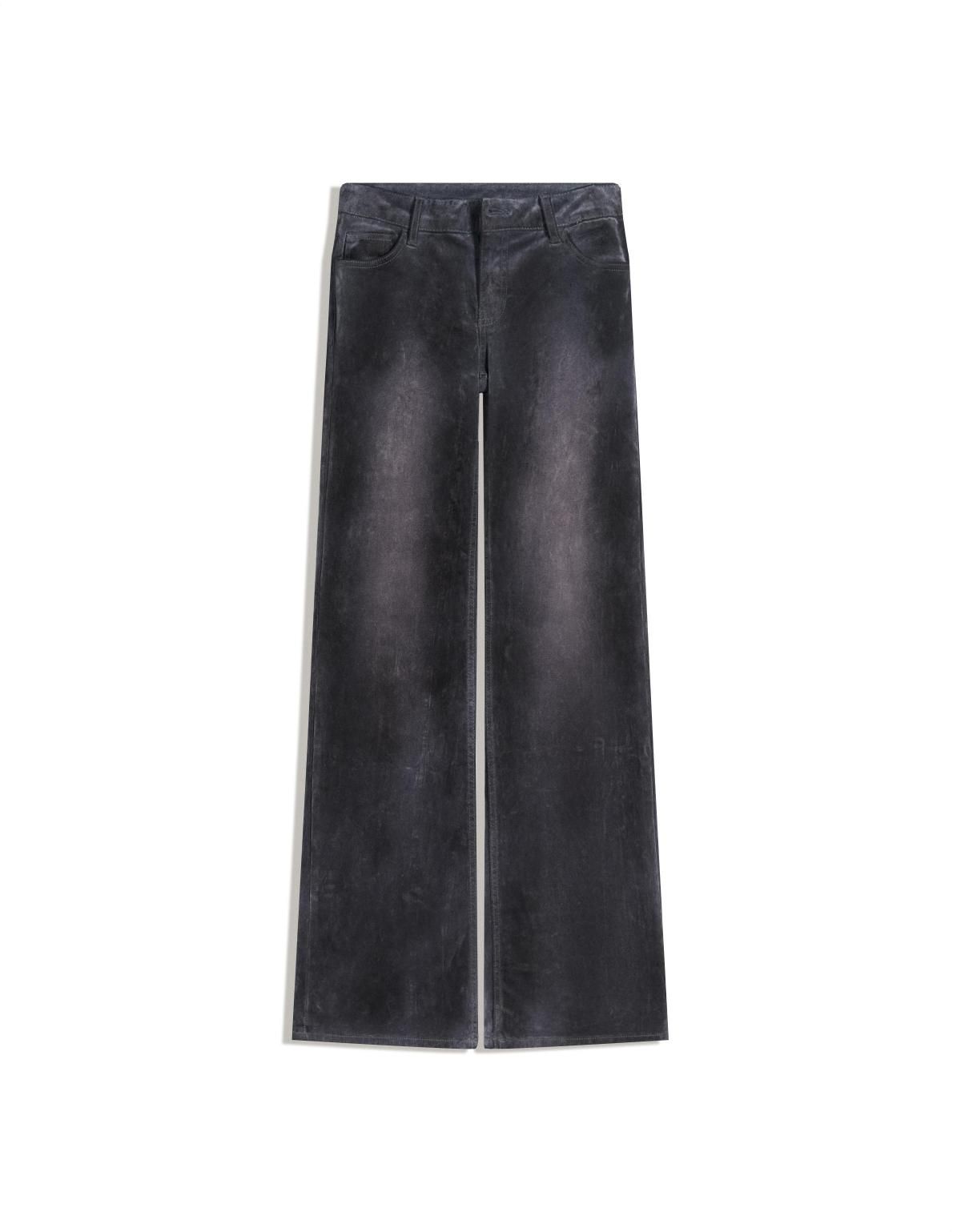 버쉬카 벨벳 이펙트 부츠컷 데님 팬츠 5049/074 GREY - 상세 이미지 4