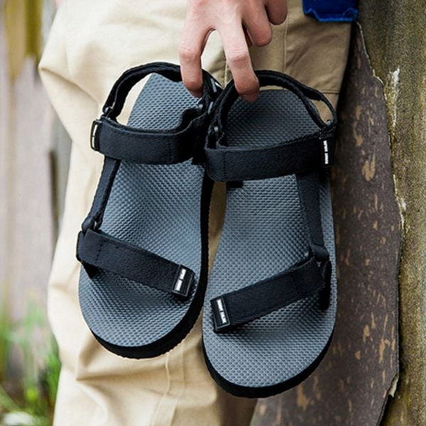 캐주얼 남녀공용 샌들 여름 커플 스트랩 샌들 여성 여성