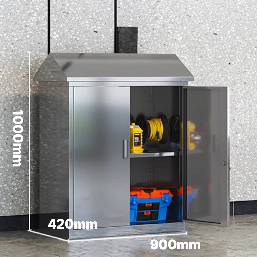 야외 캐비넷 간이 창고 미니 농기구 보관함 소형