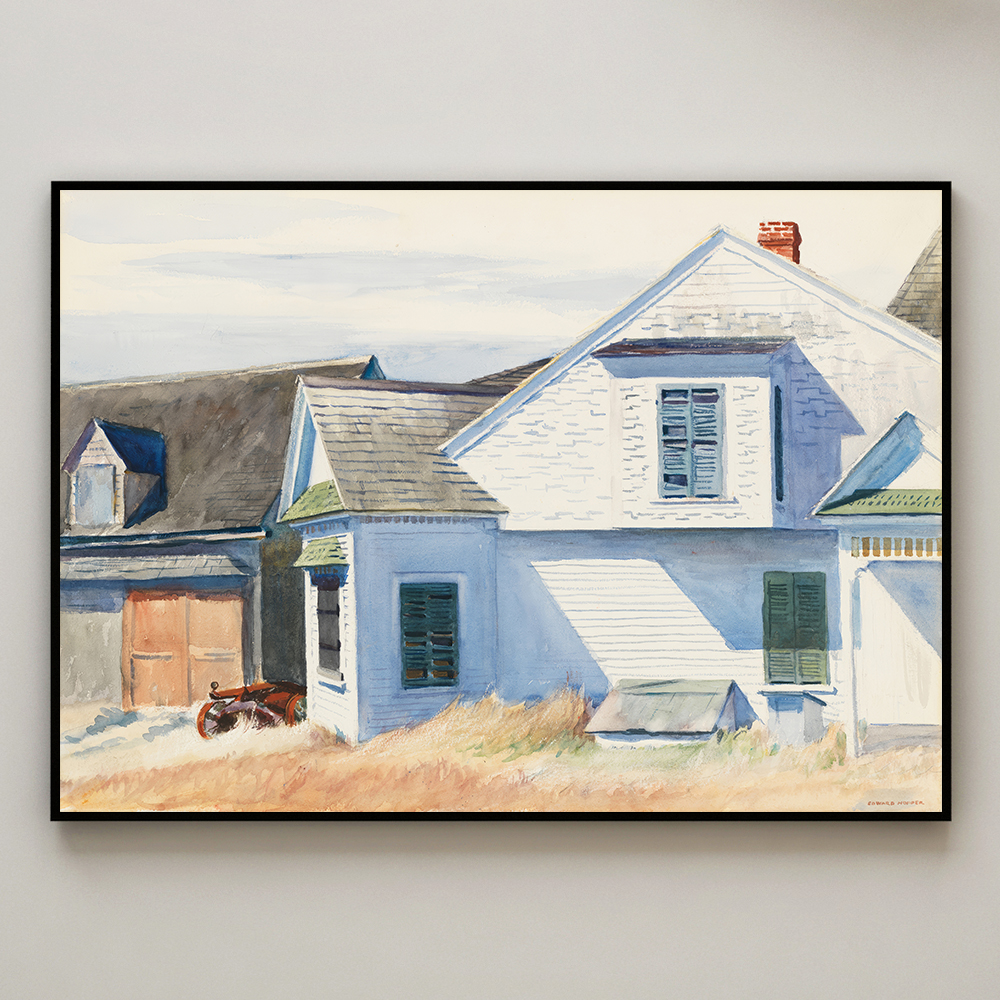 에드워드 호퍼 인테리어 그림 액자 포스터 명화 House on Pamet River 1934 - 상세 이미지 4