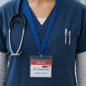 미용인 네임스티커 미용실 헤어미용 필수템 간호사 선생님 네임택 방수 미용... 실사용 후기 | 효과 있을까? - 상품 이미지 4