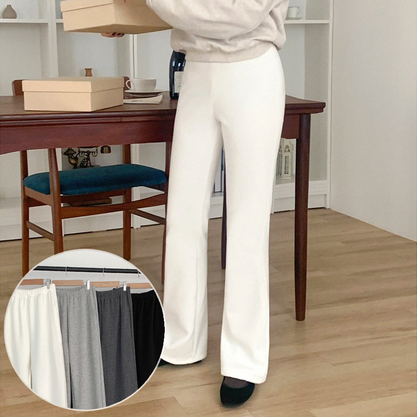 기모 부츠컷 밴딩 팬츠 원데이핏 ONeday fit - 상품 이미지