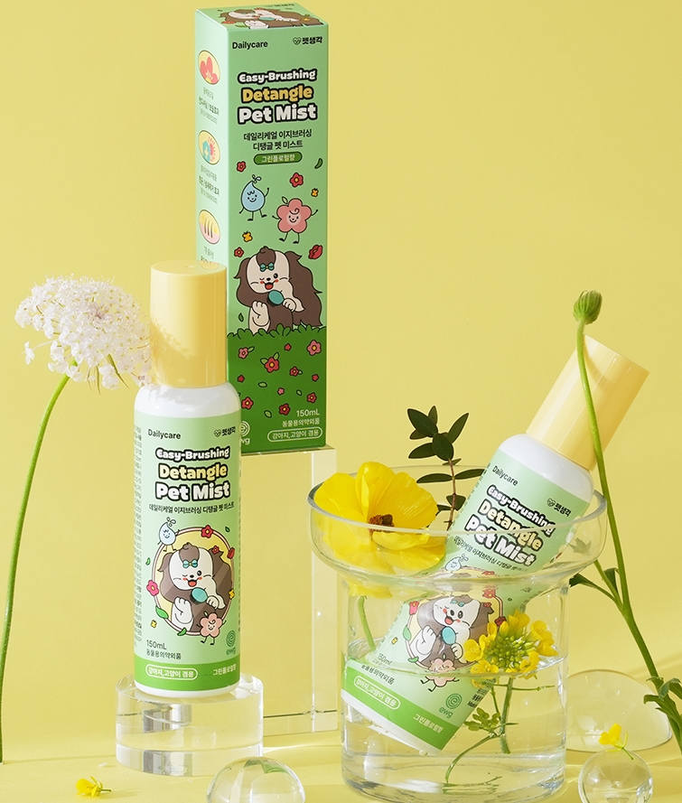 펫생각 천연저자극 강아지 미스트 보습제 향수 엉킨털 윤기 보습 항균 각질 150ml, 1개 - 상품 이미지
