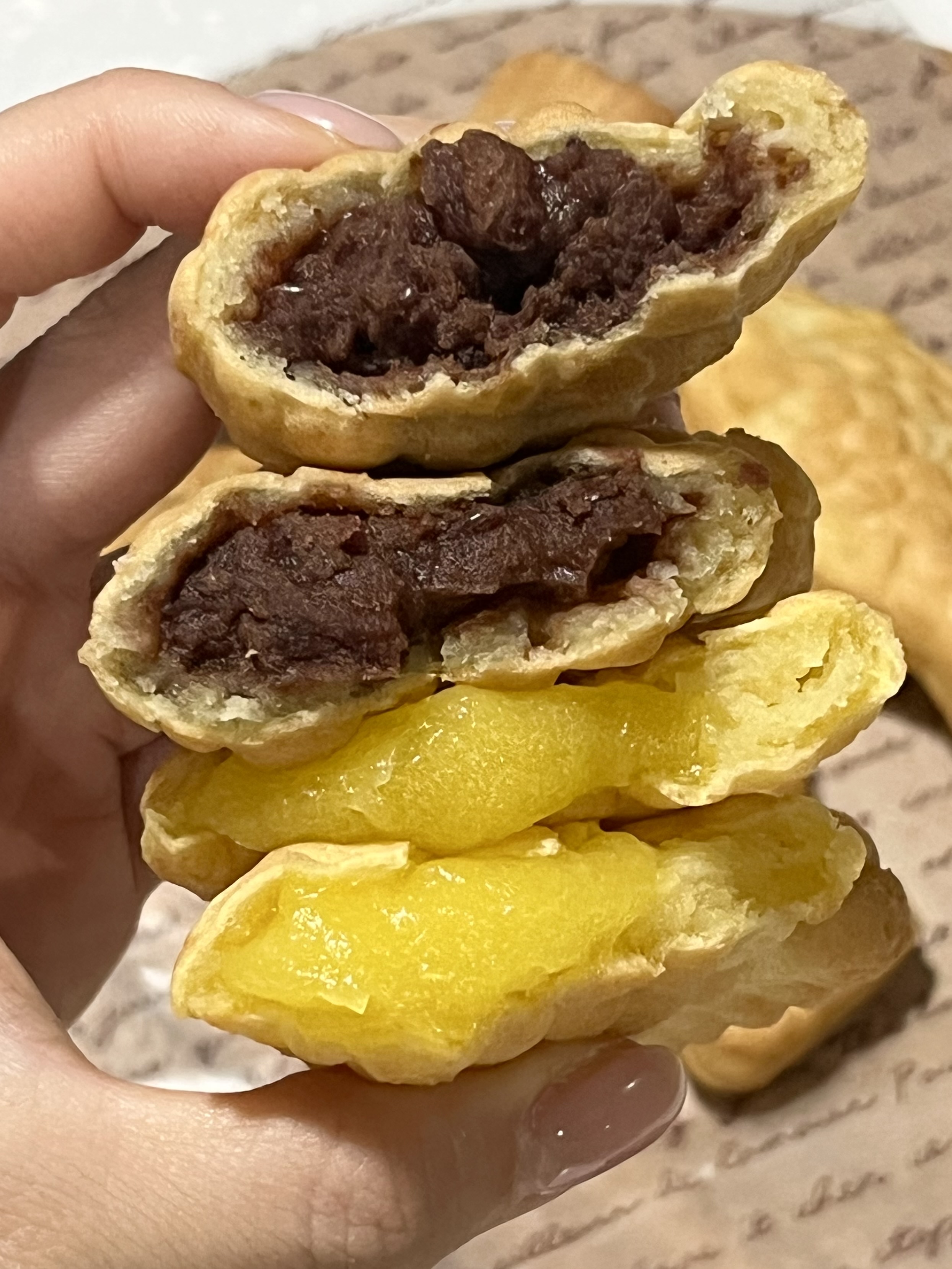우리밀로 만든 속이 꽉찬 붕어빵 (통팥, 슈크림) 1kg (50g×20개) - 상품 이미지