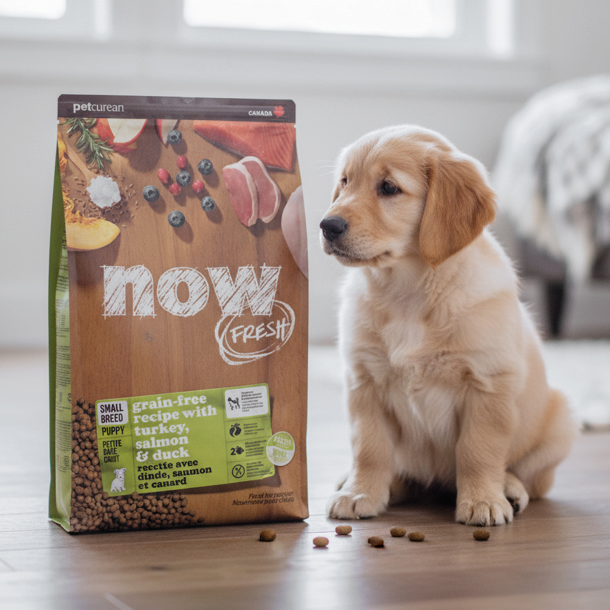 [유통기한 2026.07.01] 나우 사료 독 그레인프리 샘플 스몰브리드 퍼피, 40g, 1개