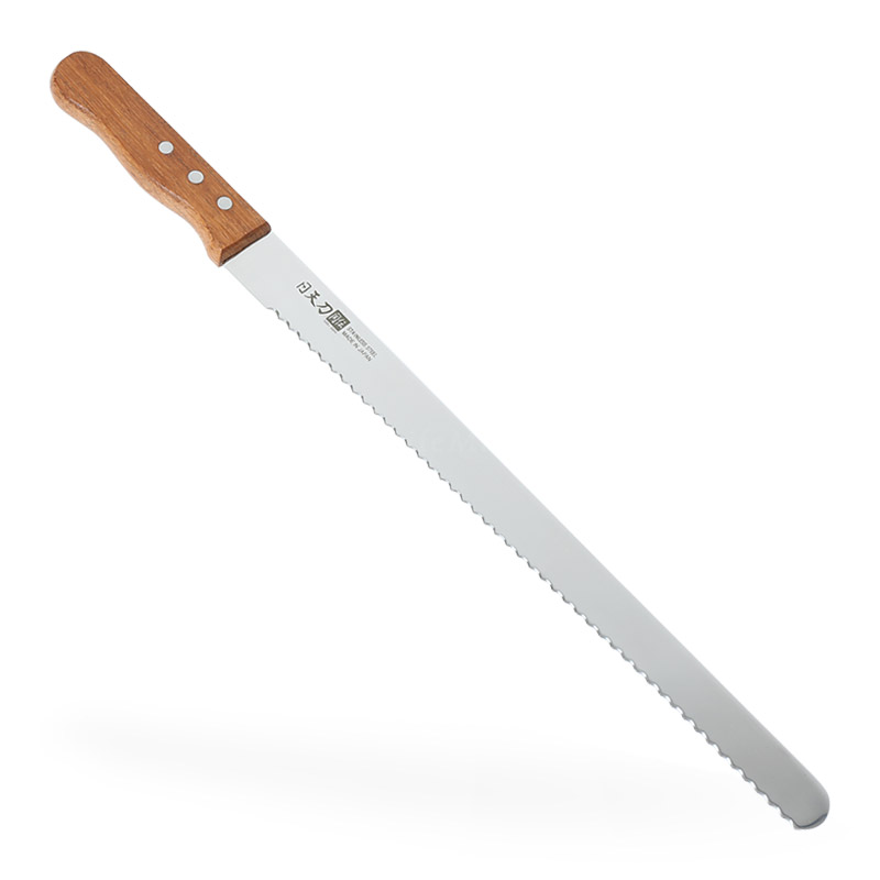 일천도 톱니 빵칼 (나무손잡이) 36cm, 1개 - 상품 이미지