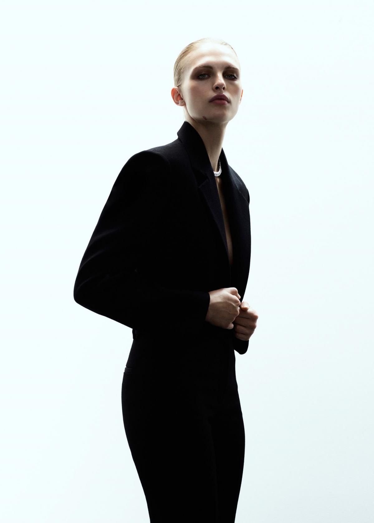 망고 프리미엄 울 플레어 슬랙스 팬츠 17089120 NEGRO - 상세 이미지 2