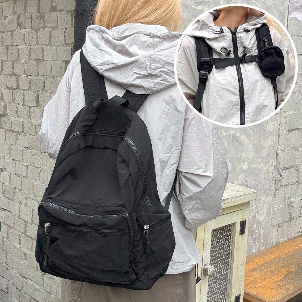 프롬헤븐 로데캐 데일리 무지 경량 방수 백팩 - 메인 이미지