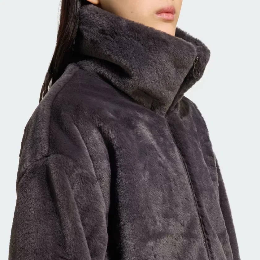 아디다스 퍼 재킷 Utility Black, XL - 상세 이미지 3