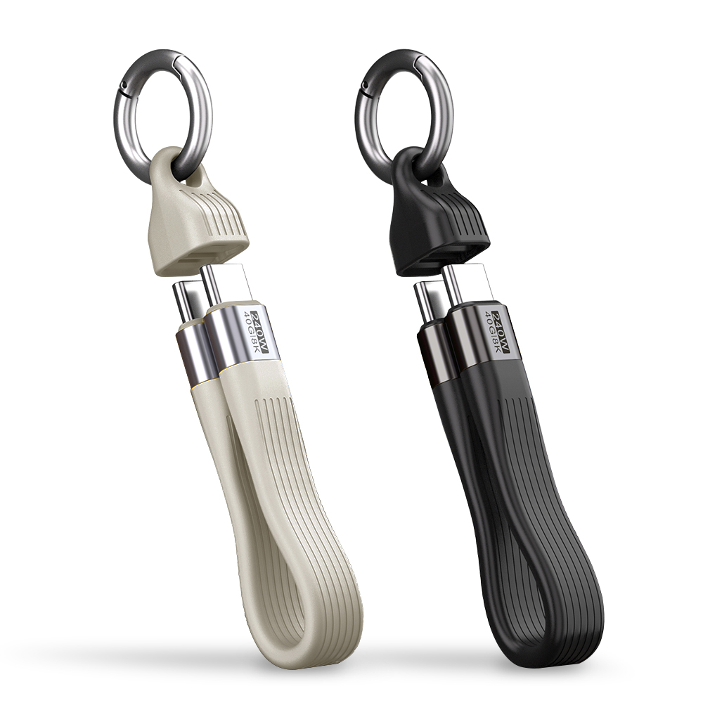 베이직기어 USB4 썬더볼트 호환 40Gbps PD 240W C타입 키링... 개봉기 | 실사용 후기 - 대표 이미지