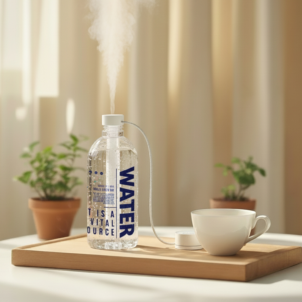 아이엠듀 릴리스틱 휴대용 미니 가습기 사무실 탁상용 생수병 가습기