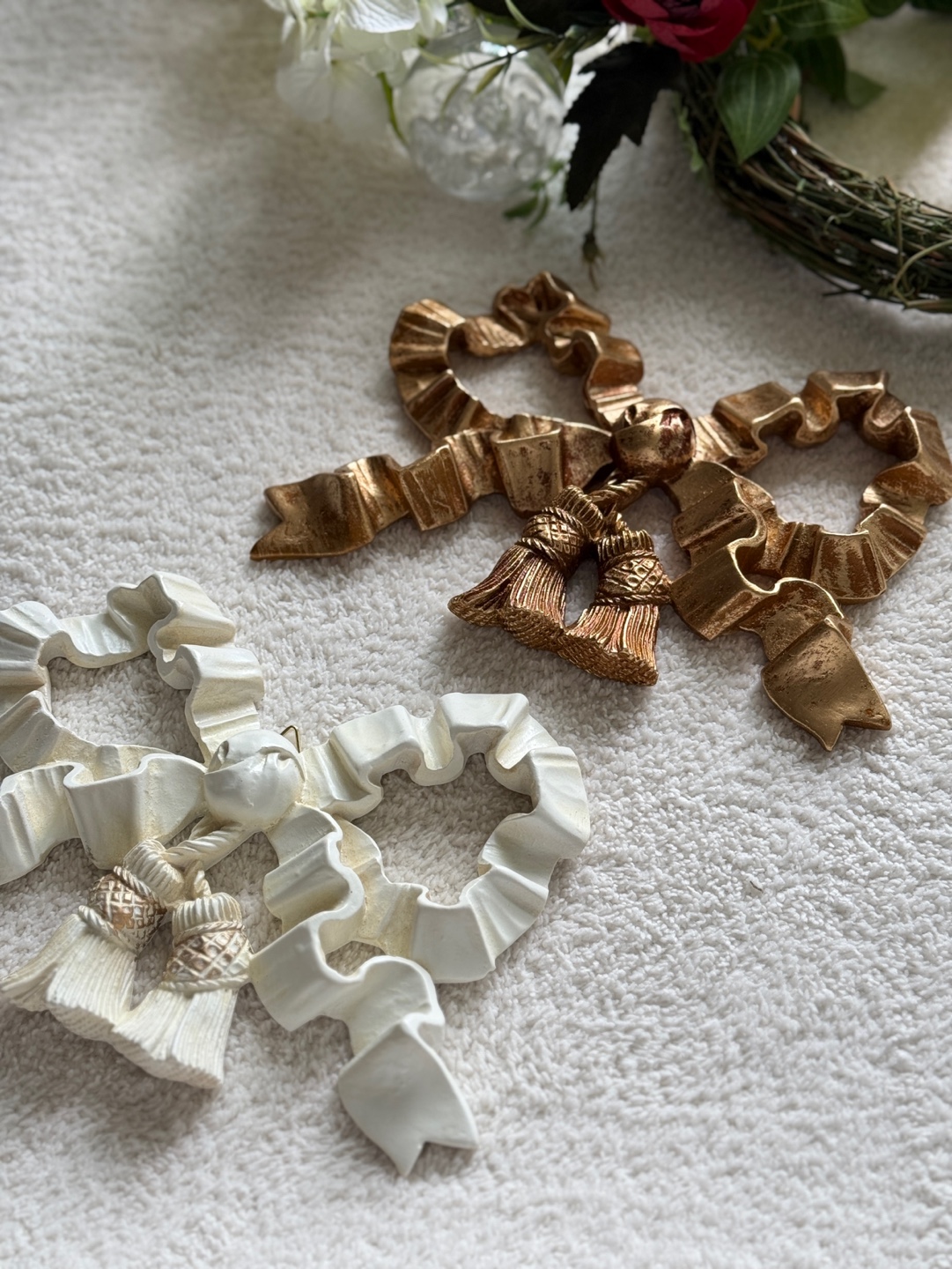 루이즈 드 쁘띠 리봉 벽 장식 DIY 벽장식 인테리어 소품 레진장식 벽면데코 클래식소품 - 상세 이미지 3