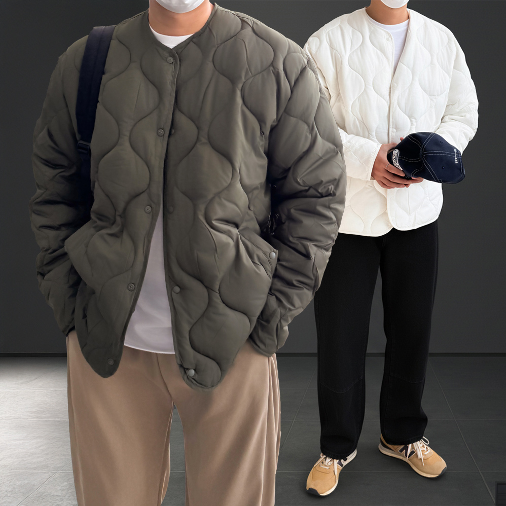 남자경량패딩 깔깔이 깔깔이패딩 - 상세 이미지 4