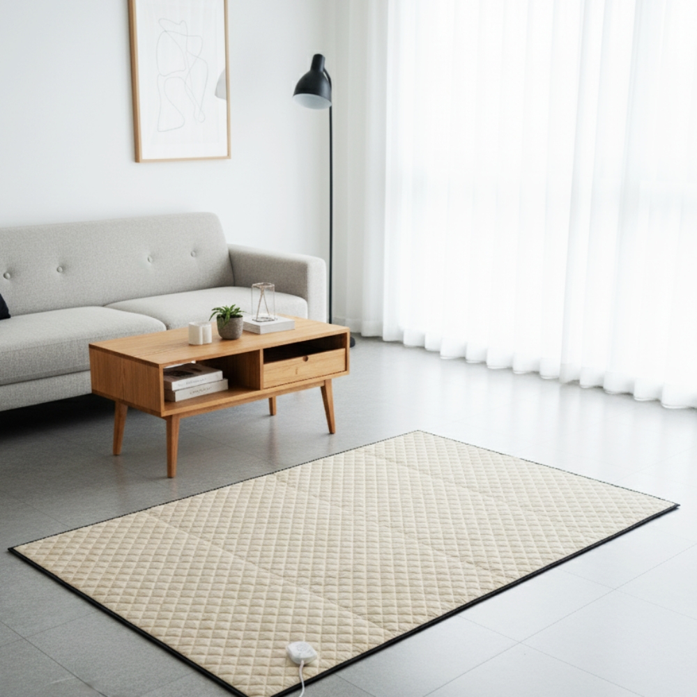 트루버 연결형 캠핑 탄소매트 4인용 전기 매트 캠핑용 장판 싱글 100