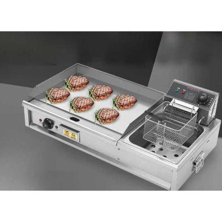 [해외]토스트 철판 전집 상품 순대 구이판 스테이크 지짐 40cm-전기모델