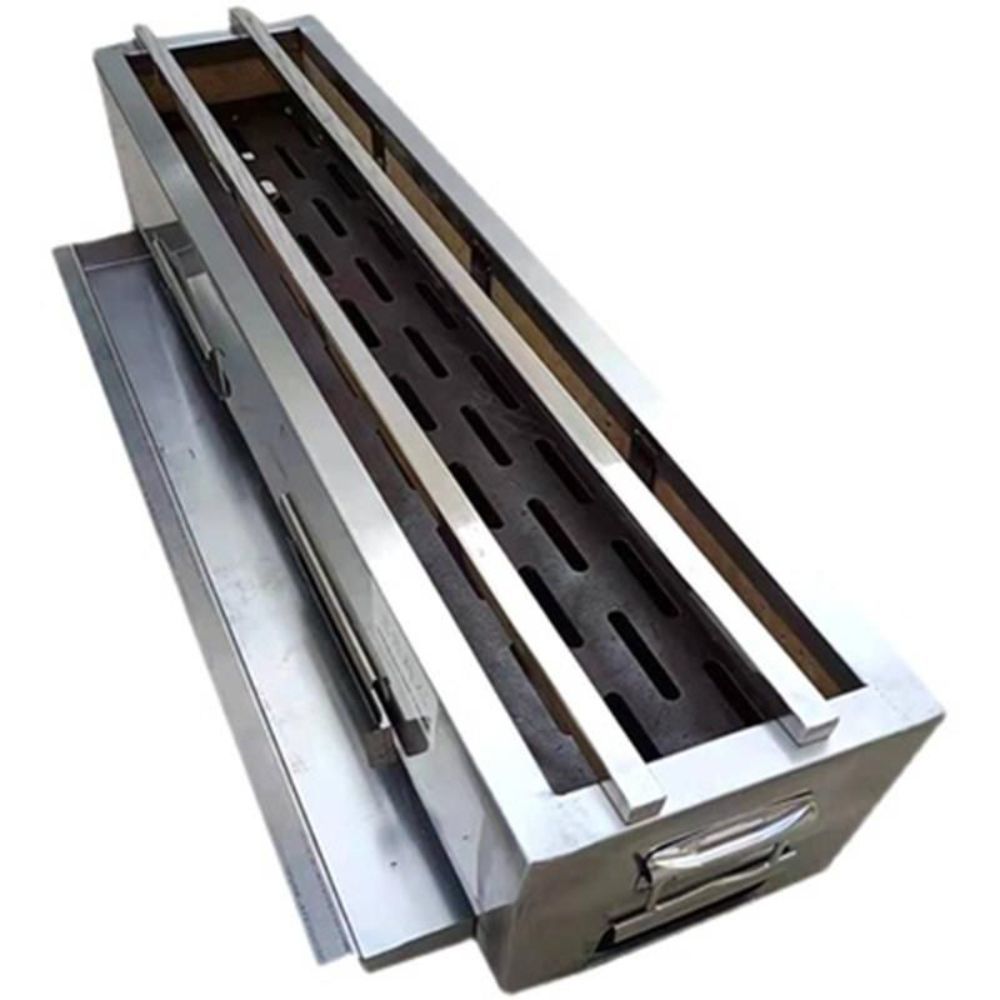 야키토리 화로 일본식 꼬치 그릴 업소용 캠핑 직화 50cmx23cm 내화 벽돌 두꺼운 버전 50x19.5x25cm - 상품 이미지