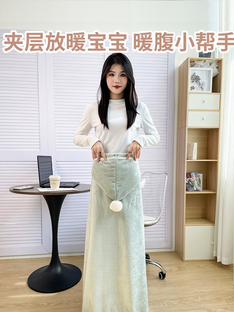 망토 담요 차량용 대형 캠핑 사무실 어깨 단추 겨울 학교 숄 차량 마차 그린 일반 두께 100cmX170cm - 상세 이미지 5