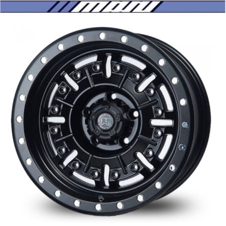 마루모터 타쿠마 아브람스 250-7/0661 세미매트블랙 17휠5홀127 9J-10- 랭글러 그랜드체로키 커맨더