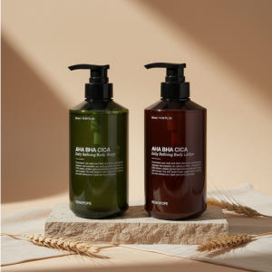 AHA BHA CICA 바디로션 모공트러블 각질케어 닭살피부 등드름 시카... 솔직 후기 | 피부 타입별 분석 - 상품 이미지 3