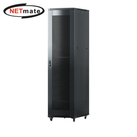 강원전자 넷메이트 타공문 서버랙(블랙) NM-S2000PD(BLACK)