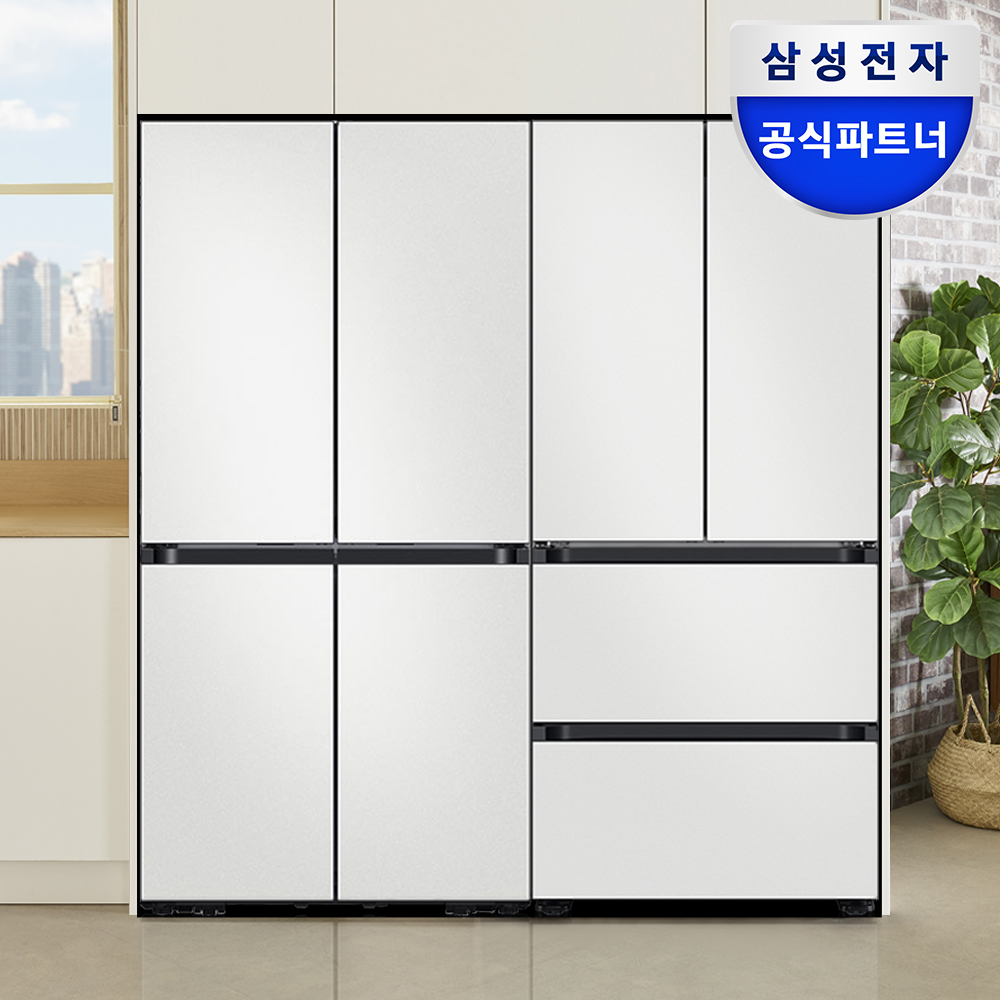 삼성 냉장고 비스포크 키친핏 김치냉장고 세트 4도어 신혼 빌트인 900리터 1060L - 상품 이미지