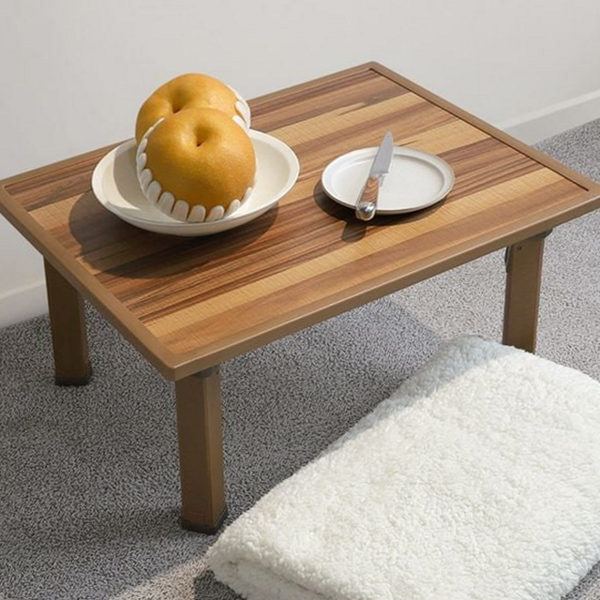 작은 접이식 좌식 테이블 간이 좌식 테이블 밥상 원목 우드