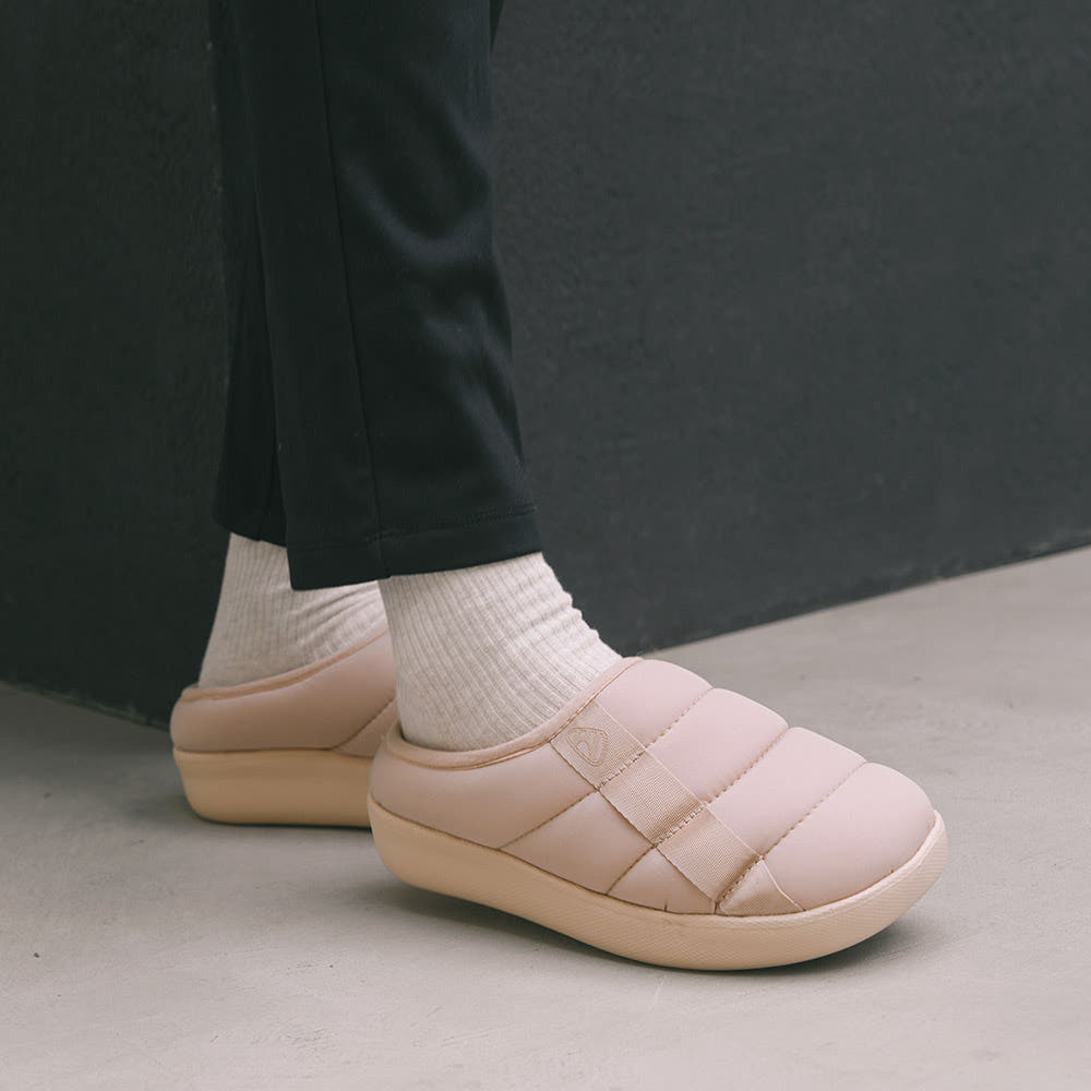 PWX 푸퍼 패딩 방한 슬리퍼