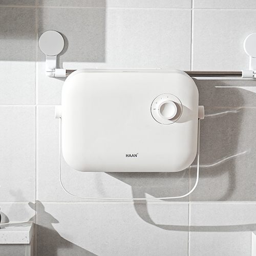 욕실 온풍기 가정용 무타공 벽걸이 화장실 미니 히터 PTC 난방기 MP600C