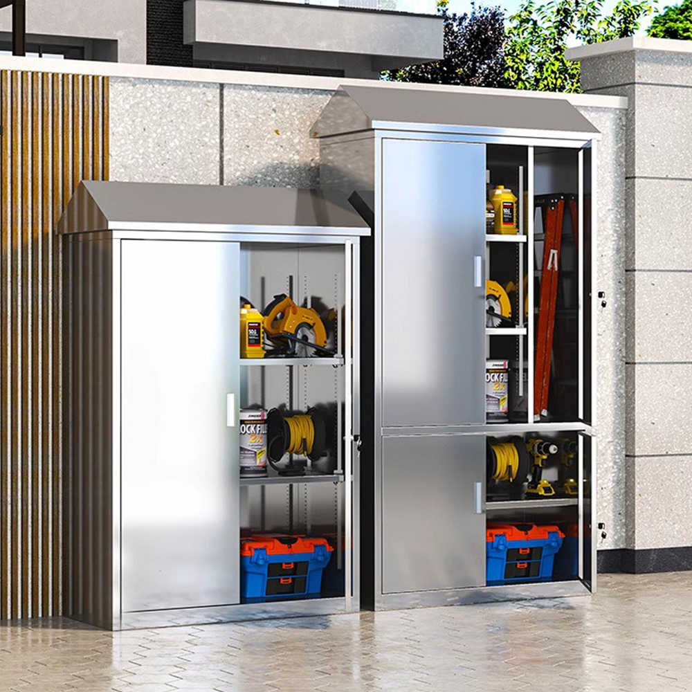 야외 캐비넷 간이 창고 미니 농기구 보관함 소형