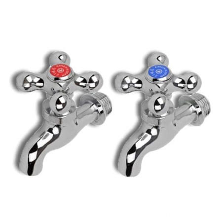 욕실수전 십자가로 수도꼭지