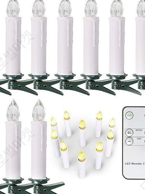크리스마스오너먼트 촛불 트리전구 3m LED 인테리어 - 상세 이미지 5