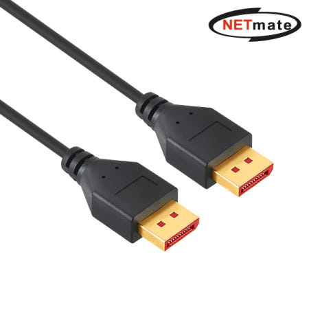 강원전자 넷메이트 8K 60Hz DisplayPort 1.4 Ultra Slim 케이블 1m NM-DS10