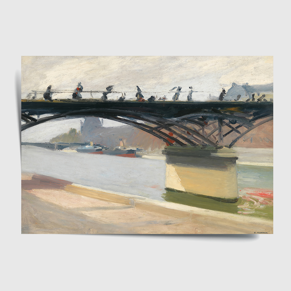 에드워드 호퍼 인테리어 그림 액자 포스터 명화 Le Pont des Arts 1907 - 상세 이미지 2