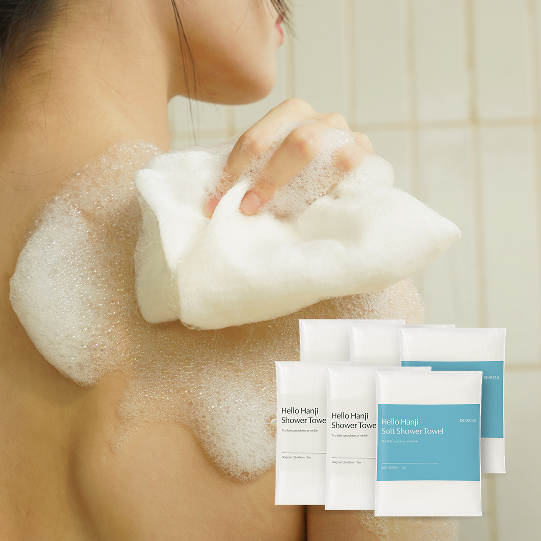 [단독] 디어커스 안녕한지 샤워타월 4개+더 부드러운 2개 세트 (총 6개) 제품 이미지