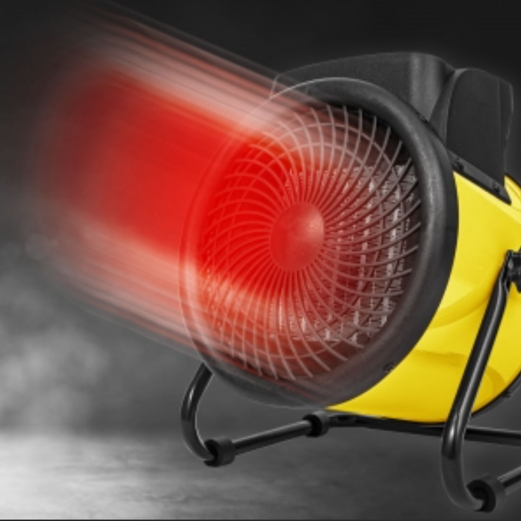 후지카 PTC온풍기 공업용 공장 바닥용온풍기 온실난방 이동식열풍기 - 상세 이미지 3