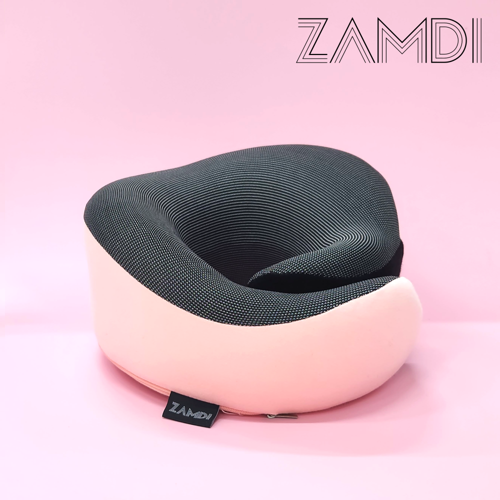 (2+1) 잠디 R가드 기내용 목베개 라운드형 여행용 목베개 비행기 휴대용 승무원 베개