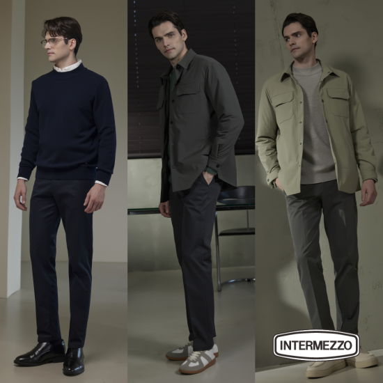 [웅니버스] 인터메조 25FW 치노 팬츠 3종 제품 이미지