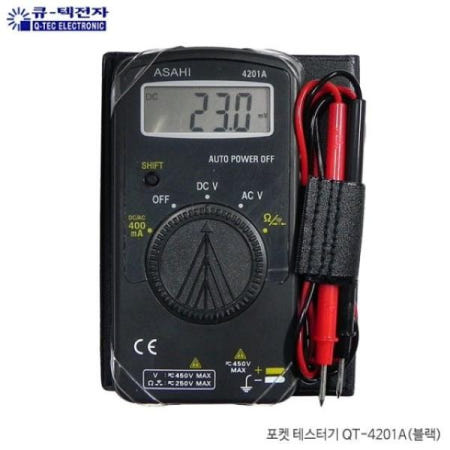 큐택전자 큐텍전자 ASAHI 포켓 테스터기 QT-4201A