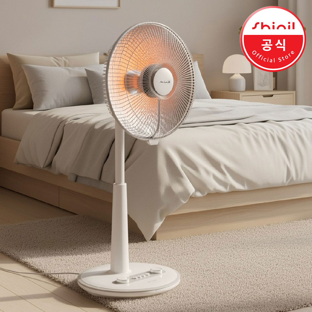 신일 전기히터 하이라이트 저전력 선풍기형 난로 가정용 사무실 스탠드 26년형 신제품